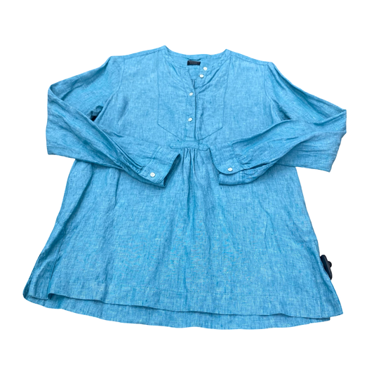 Top Ls By J. Crew In Blue, Size:M
