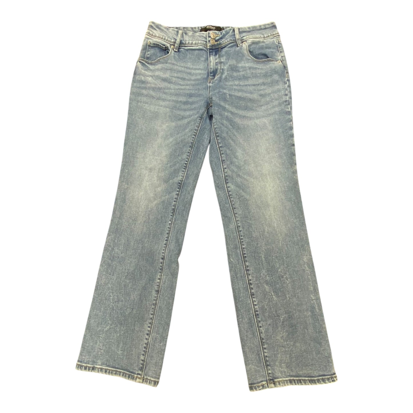 Jeans Straight By Hudson In Blue Denim, Size:10