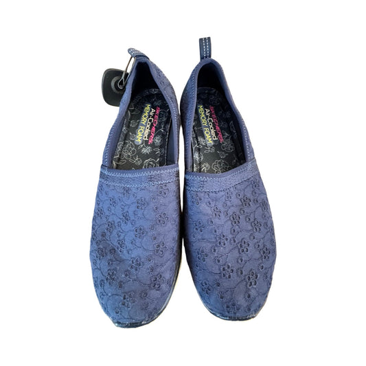 Shoes Flats By Skechers In Blue, Size:10