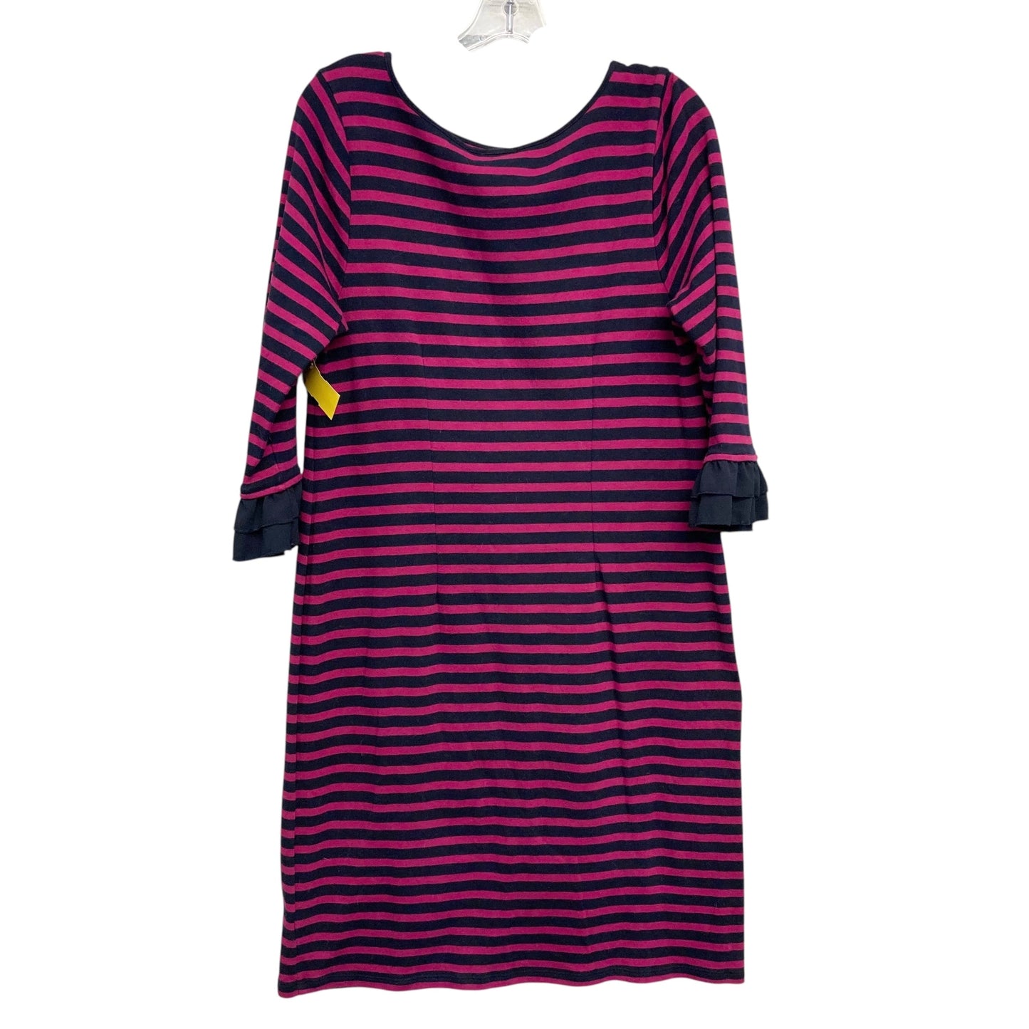 Dress Casual Midi By Talbots In Striped Pattern, Size:Xl