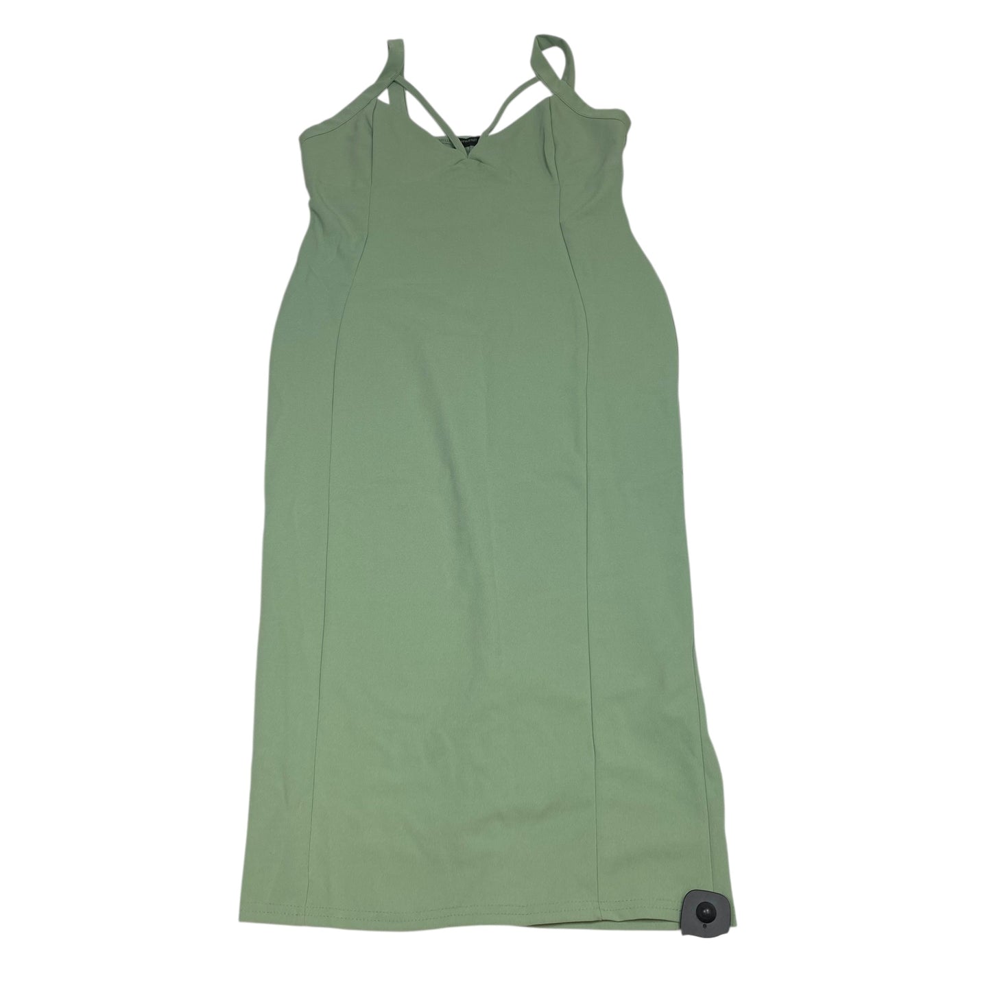 Dress Casual Midi By Pretty Little Thing In Green, Size:Xl