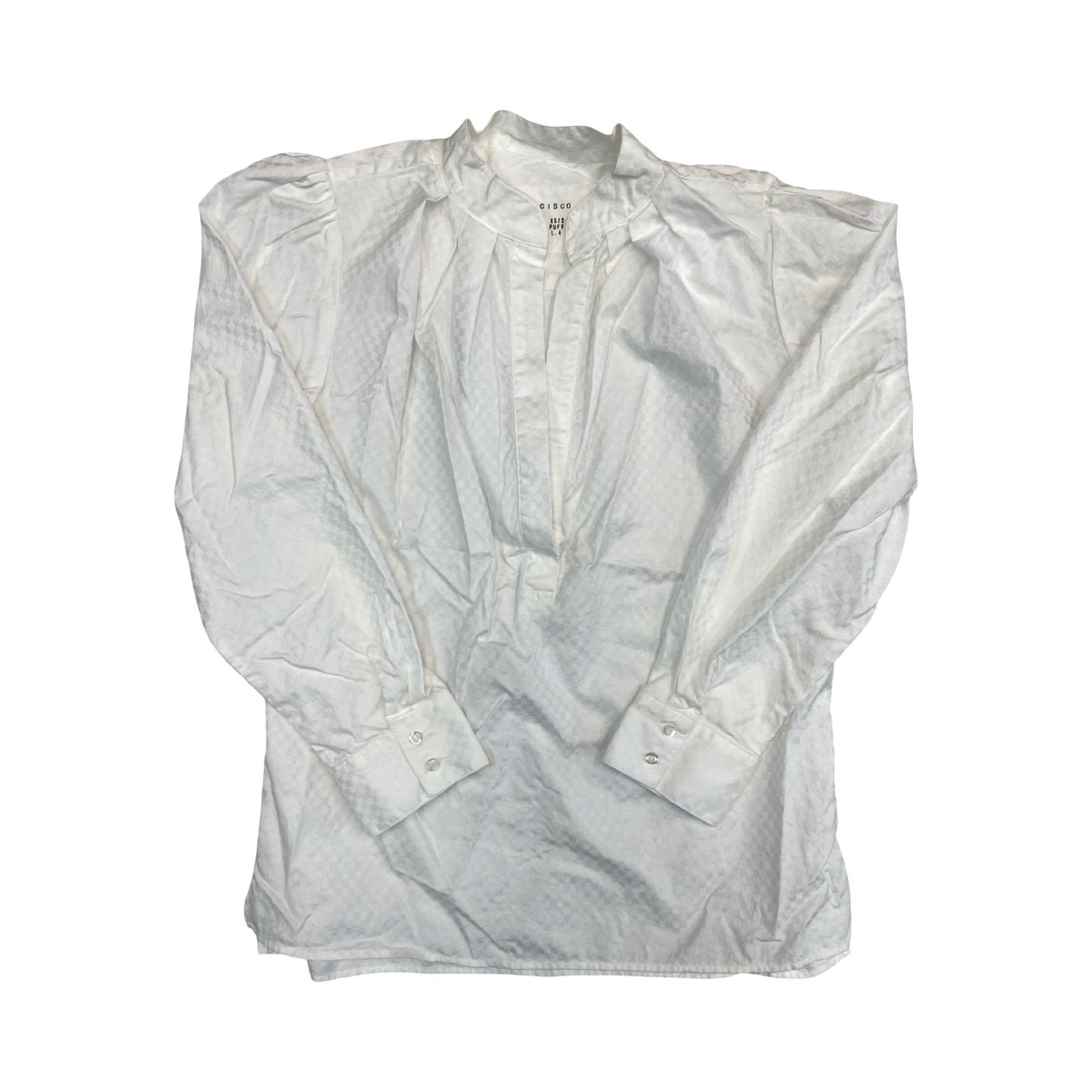 Top Ls By WEAR CISCO In White, Size:Xs