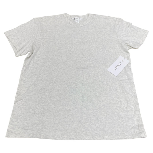 Athletic Top Ss By Athleta In Grey, Size:M