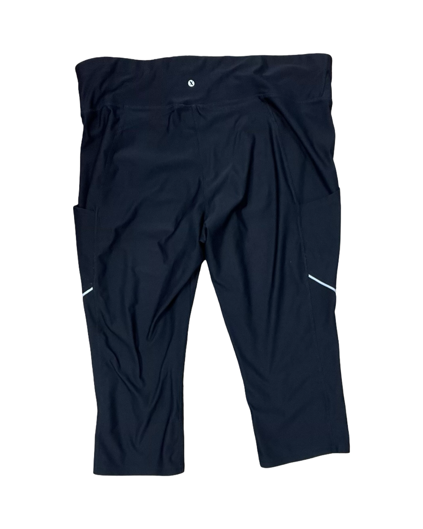 Athletic Leggings Capris By Xersion In Black, Size:Xl