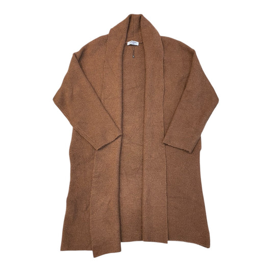 Sweater Cardigan By Double Zero In Beige, Size:S