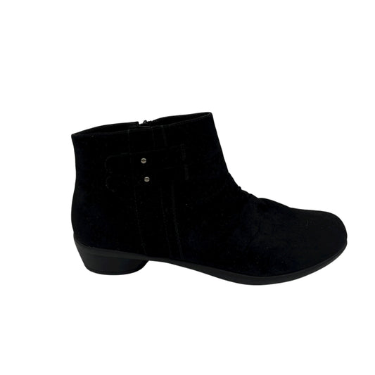 Boots Ankle Heels By Solanz In Black, Size:11
