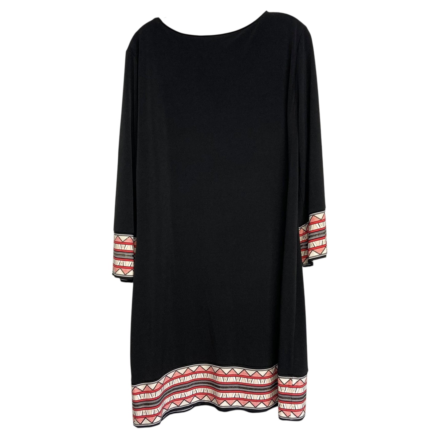 Dress Casual Midi By White House Black Market In Black, Size:Xl