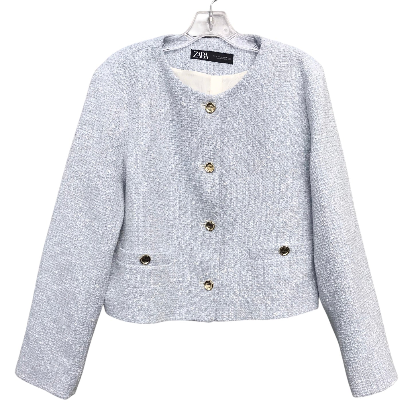 Blazer By Zara In Blue, Size:Xl