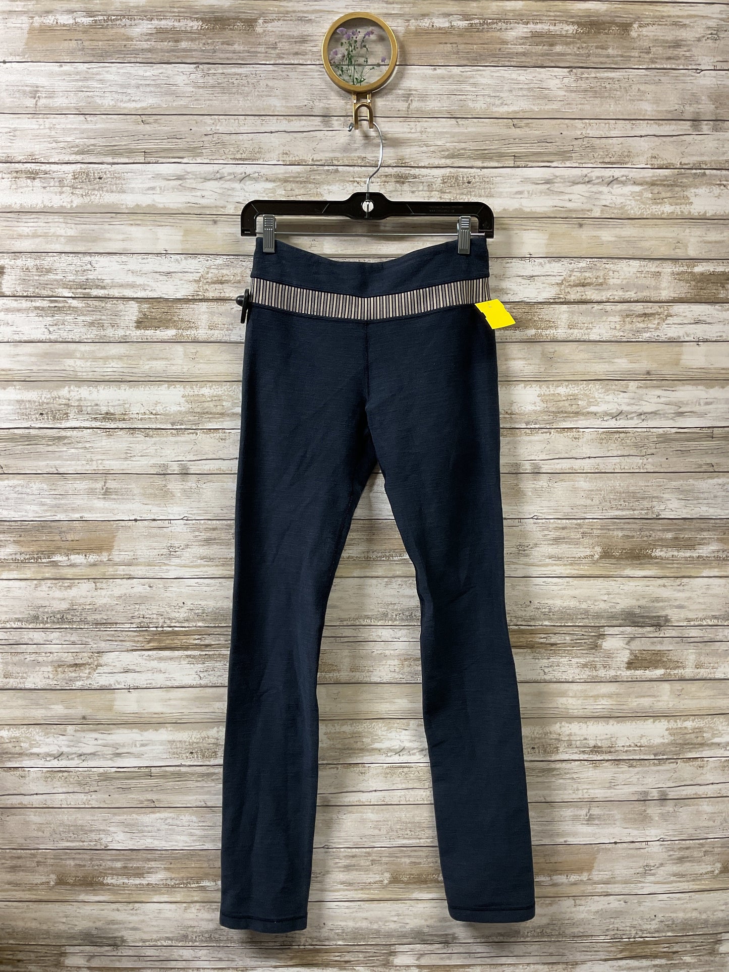 Athletic Leggings By Lululemon In Blue, Size:4