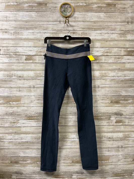 Athletic Leggings By Lululemon In Blue, Size:4