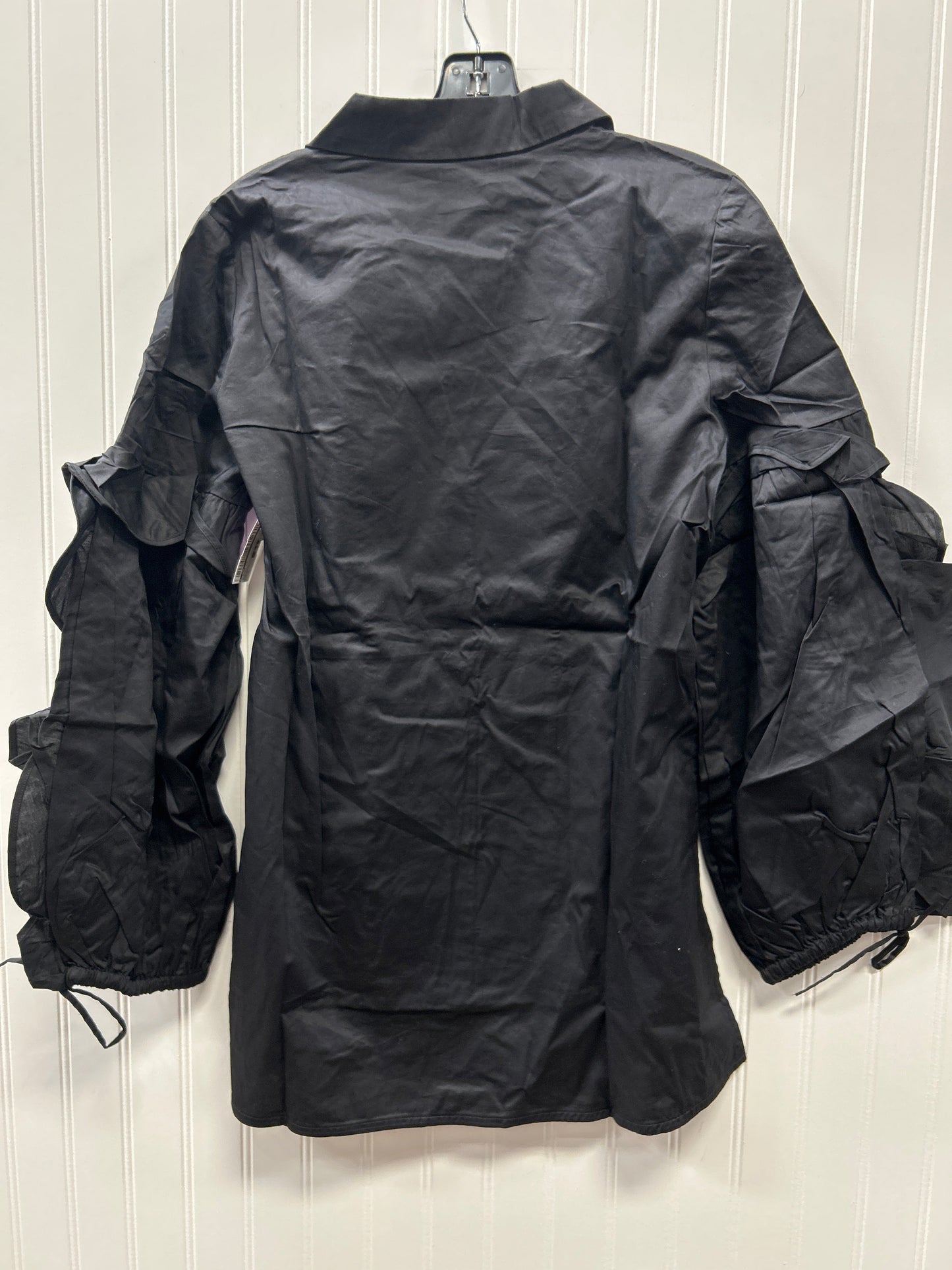 Blouse Ls By Cmc In Black, Size:S NWT