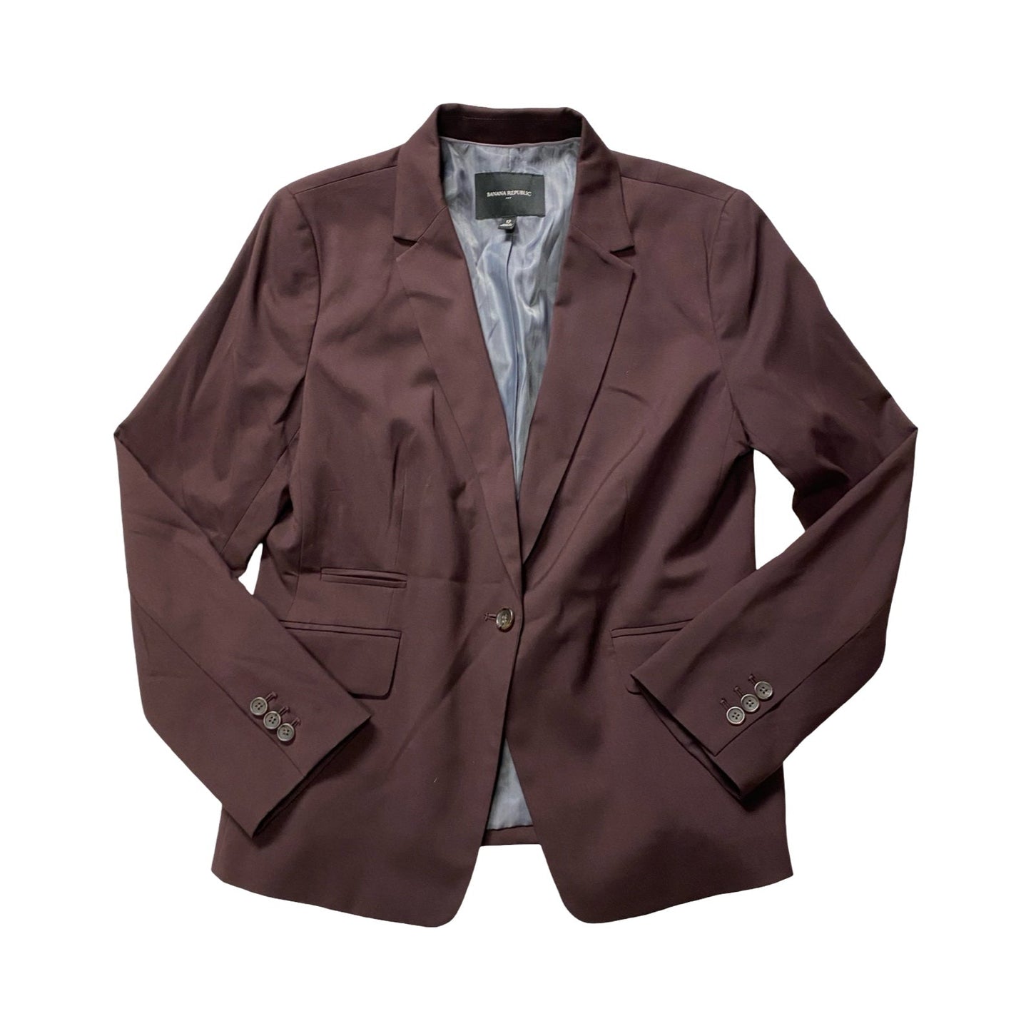 Blazer By Banana Republic In Maroon, Size:12