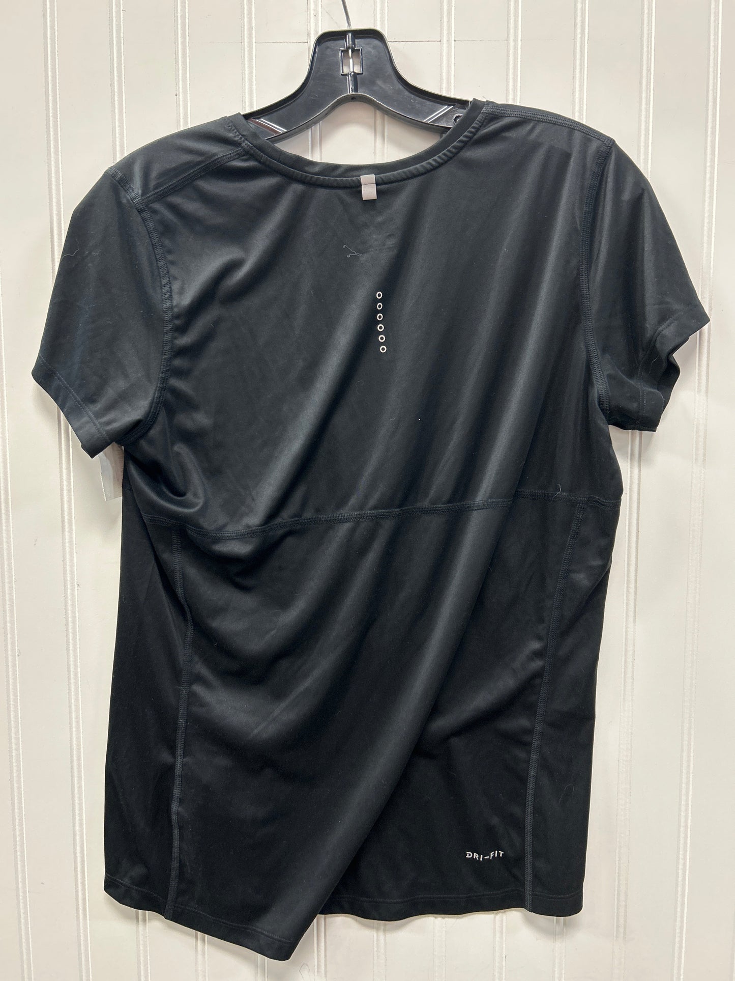 Athletic Top Ss By Nike Apparel In Black, Size:L