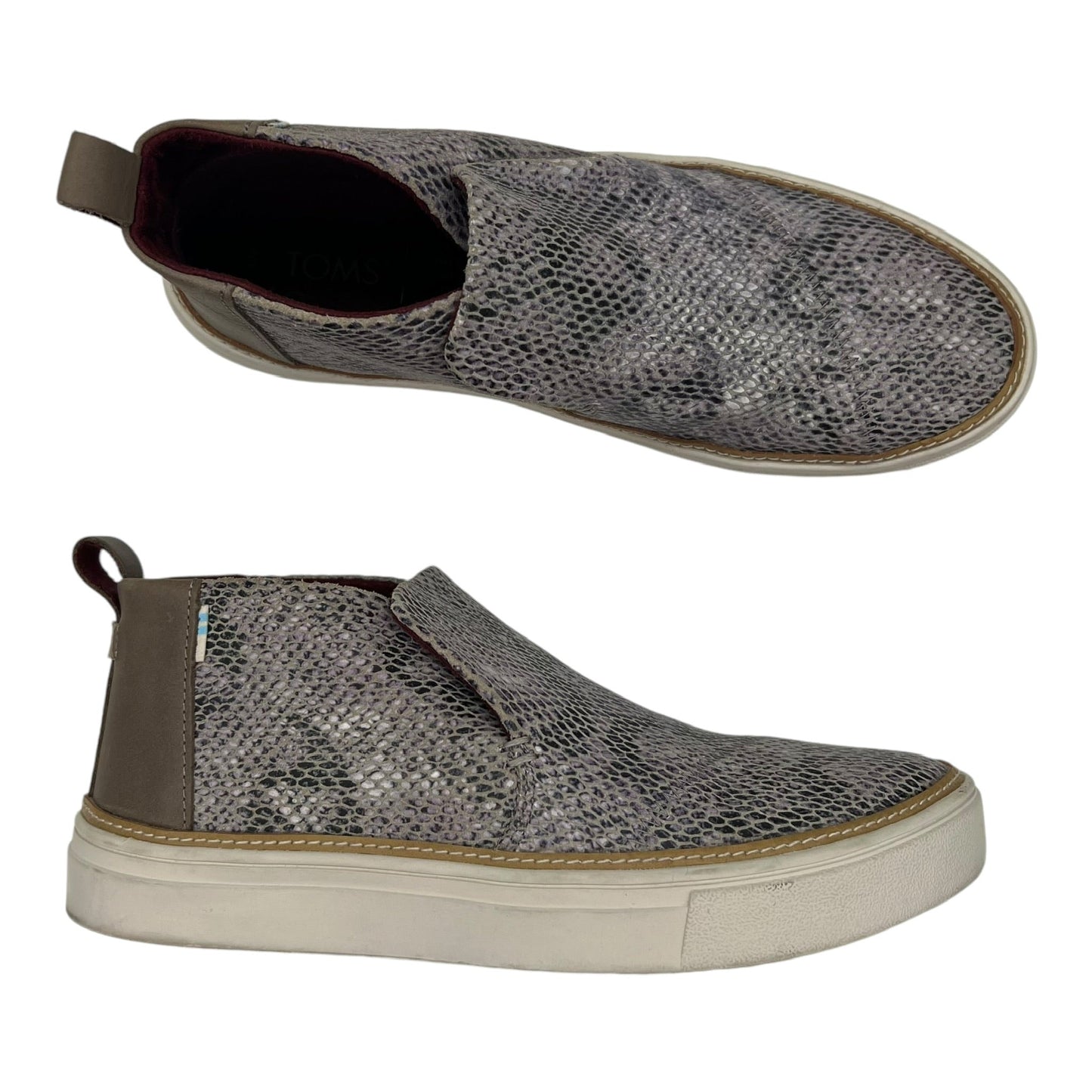 Shoes Sneakers By Toms In Brown & Cream, Size:6