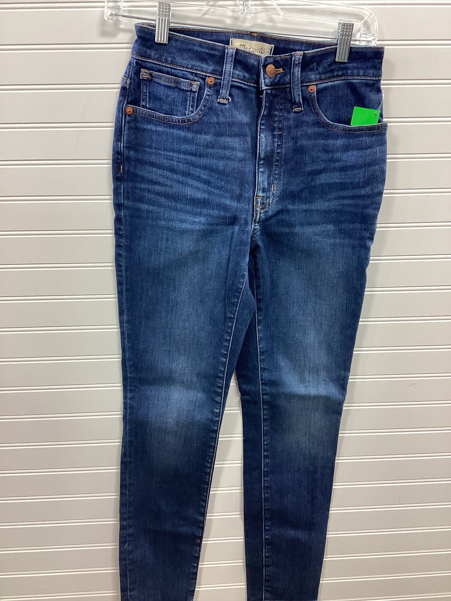 Jeans Skinny By Madeleine In Blue Denim, Size:4