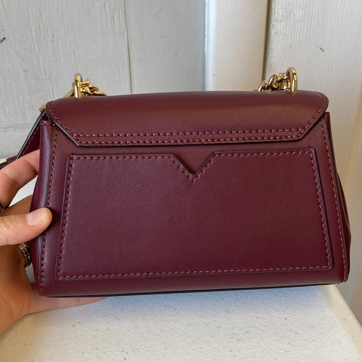 Crossbody Designer By Michael Kors In Red, Size:Small