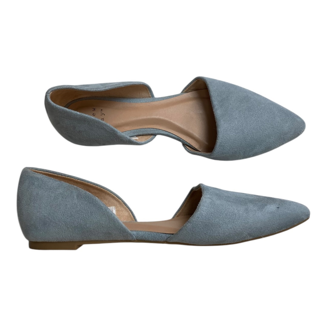 Shoes Flats By A New Day In Blue, Size:6.5