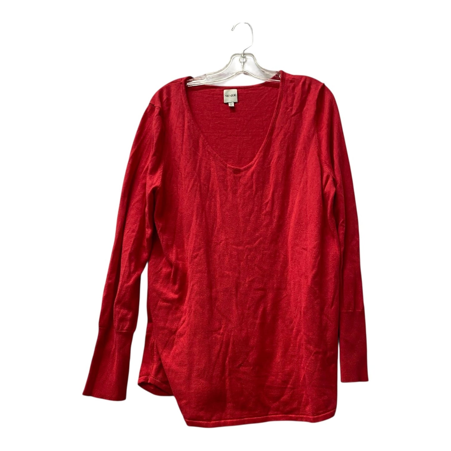 Sweater By Nic + Zoe In Pink, Size:Xl