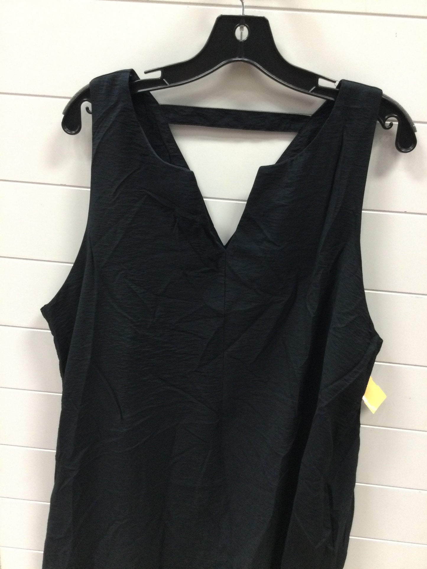 Dress Casual Midi By Banana Republic In Black, Size:1X