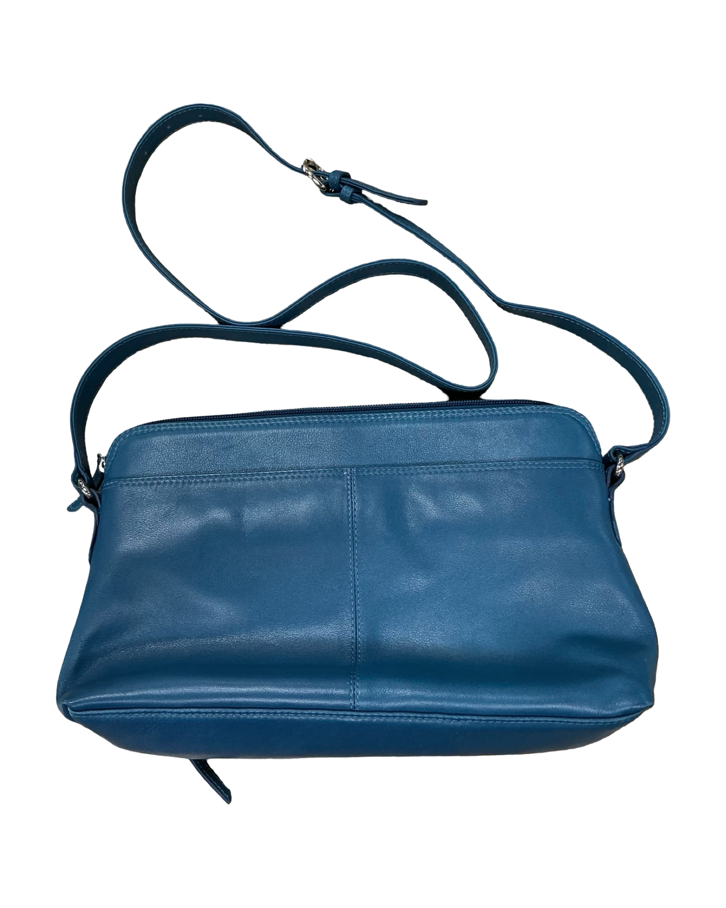 Handbag Leather By Cmc In Blue, Size:Small