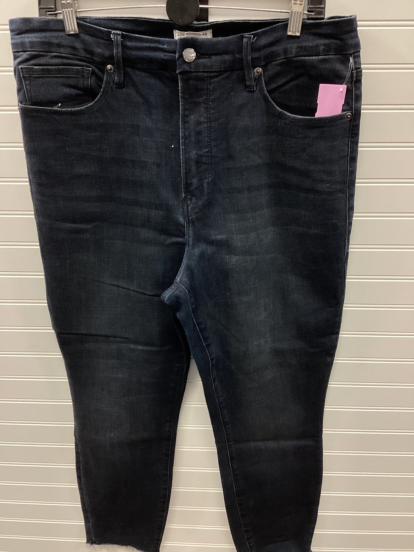 Jeans Skinny By Good American In Blue Denim, Size:16