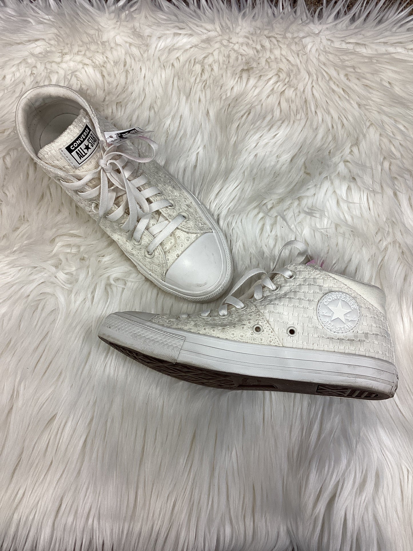 Shoes Sneakers By Converse In Cream, Size:9