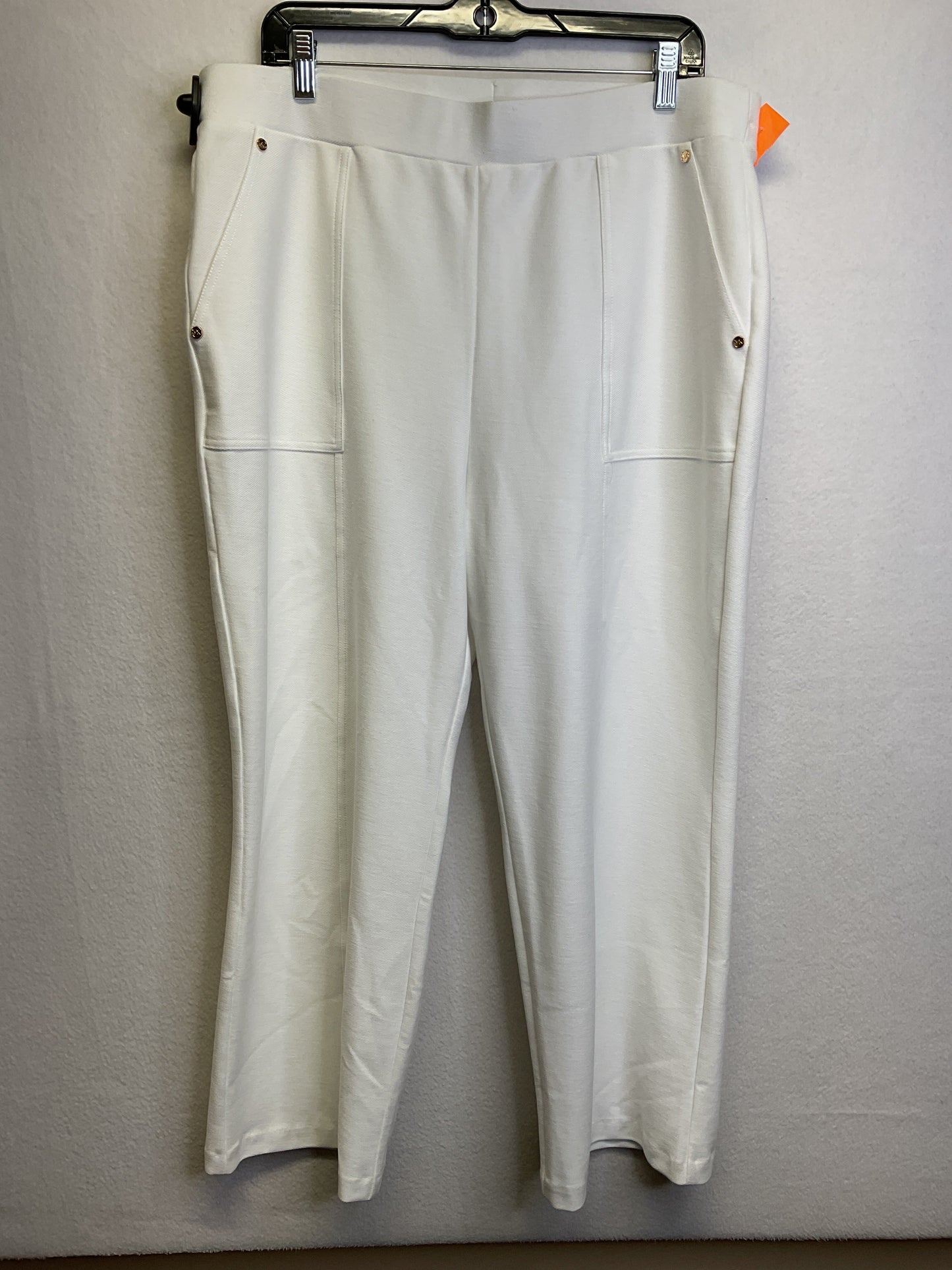 Pants Leggings By Michael By Michael Kors In White, Size:Xl