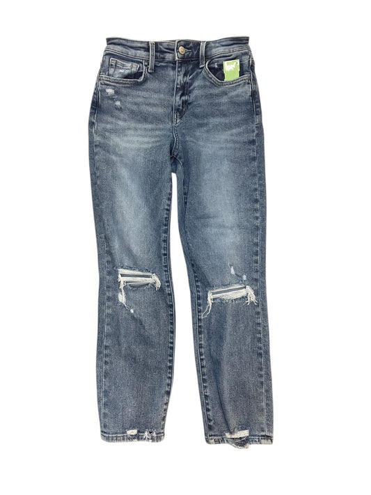 Jeans Straight By Flying Monkey In Blue Denim, Size:2