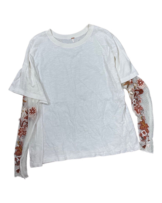 Top Ls By Free People In White, Size:M