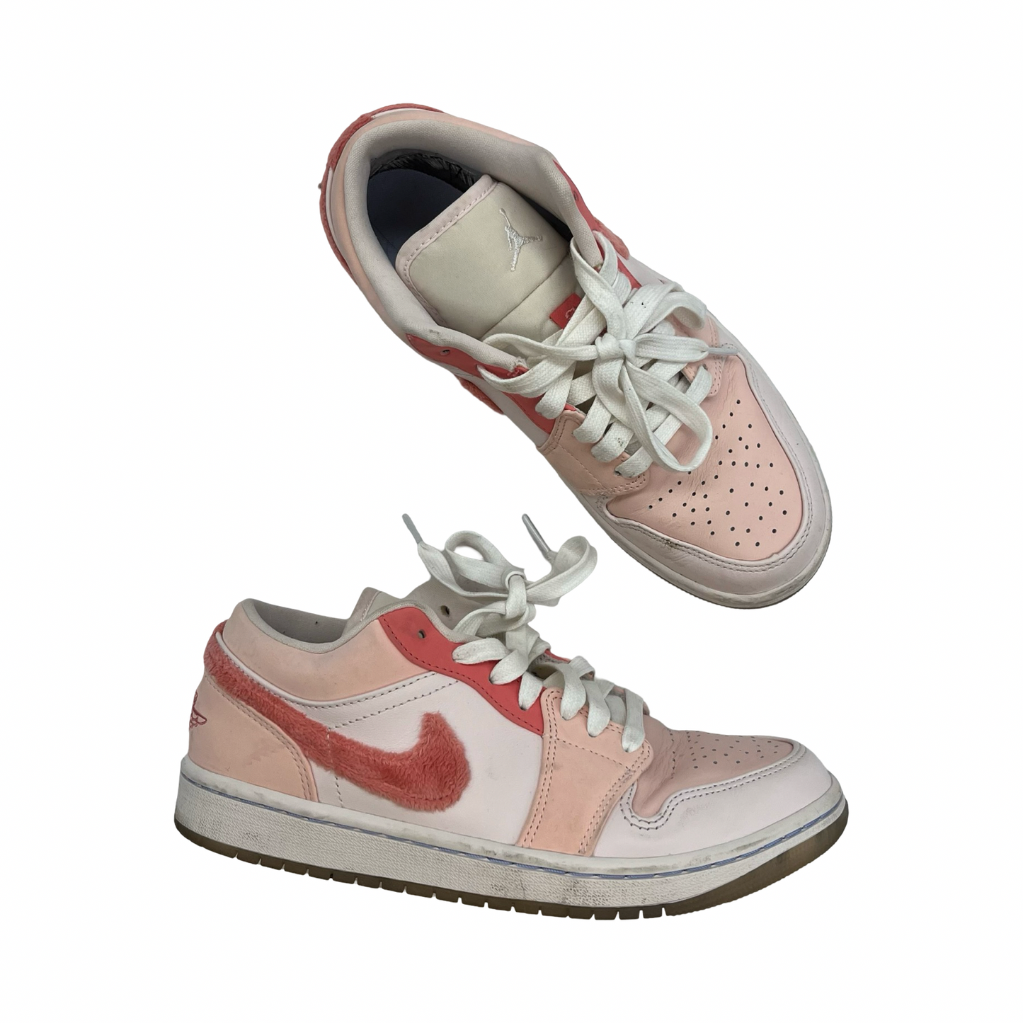 Shoes Luxury Designer By Jordan In Pink, Size:8