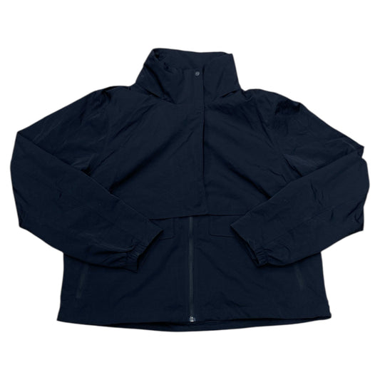 Athletic Jacket By Lululemon In Black, Size:12