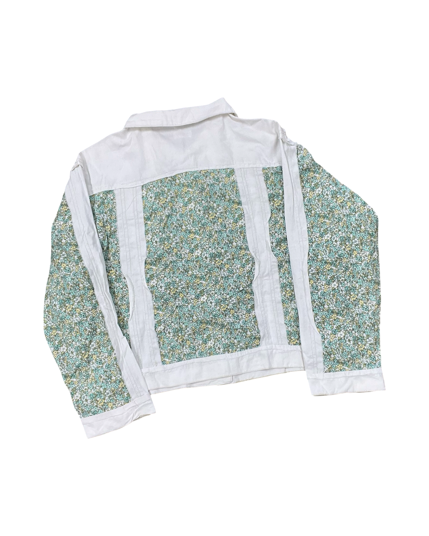 Jacket Other By Pol In Green & White, Size:M