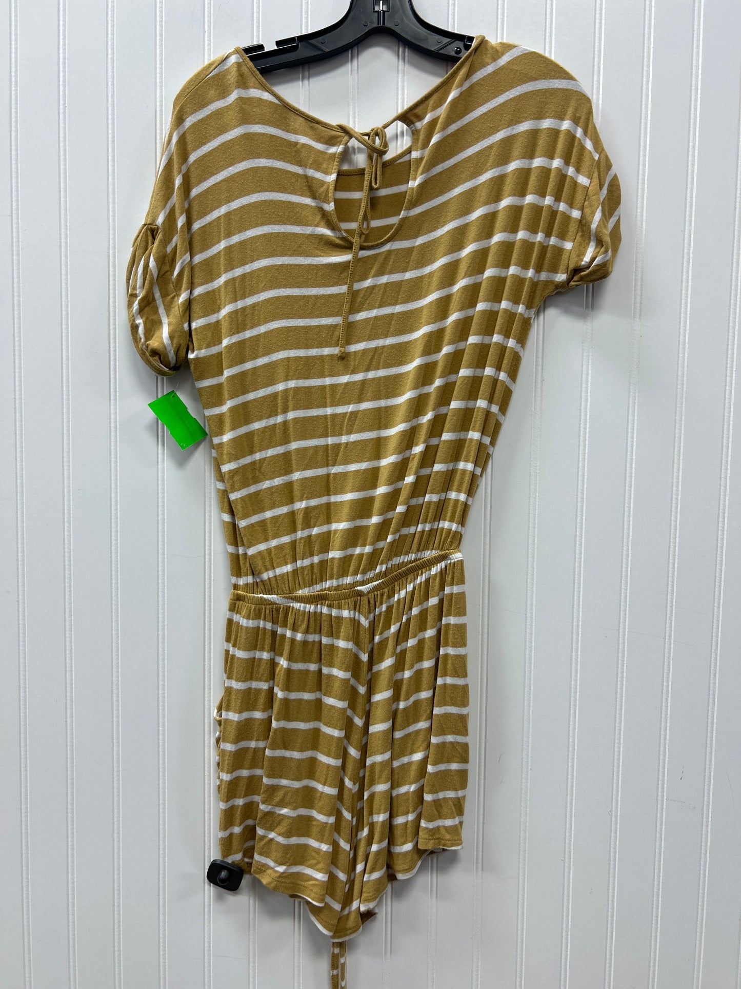 Romper By Zenana In Yellow, Size:S