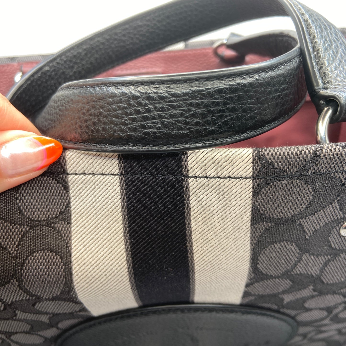 Tote Designer By Coach, Size: Large