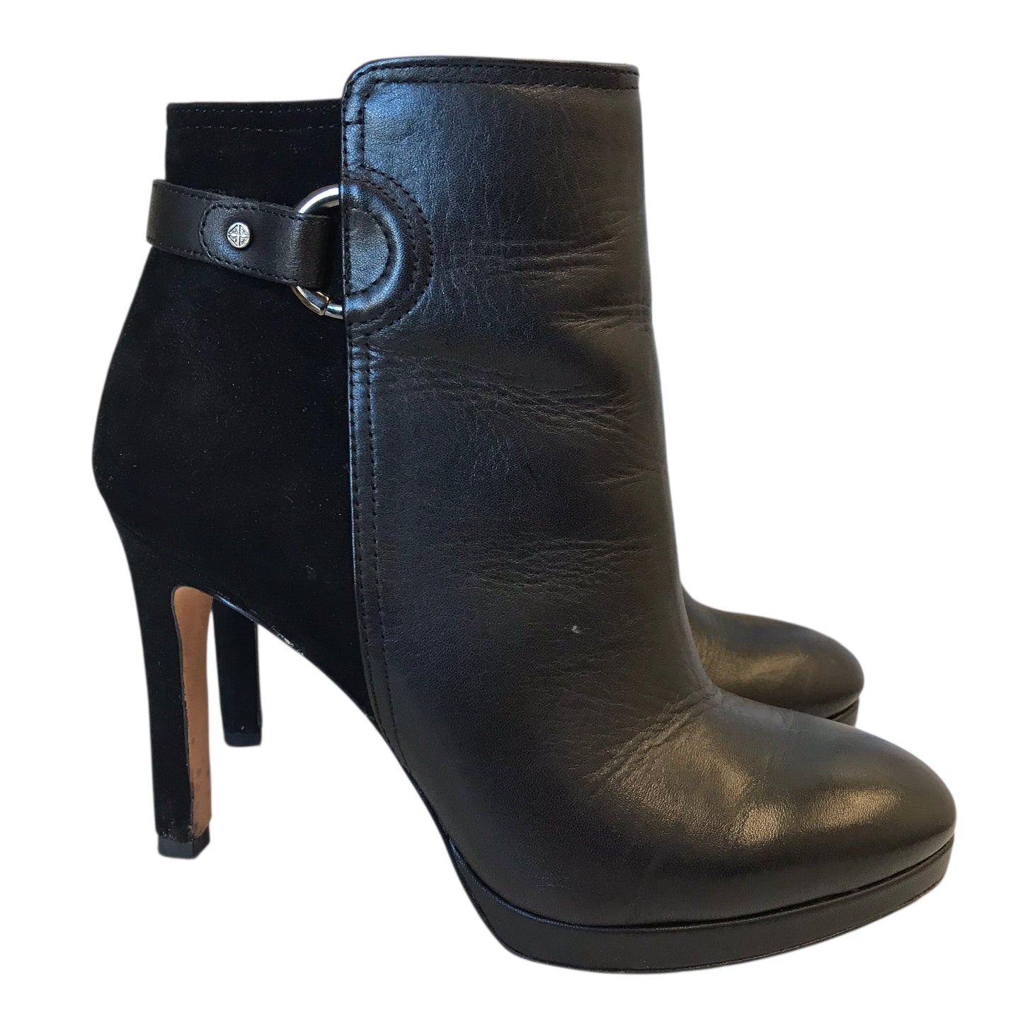 Boots Ankle Heels By Antonio Melani In Black, Size:6.5