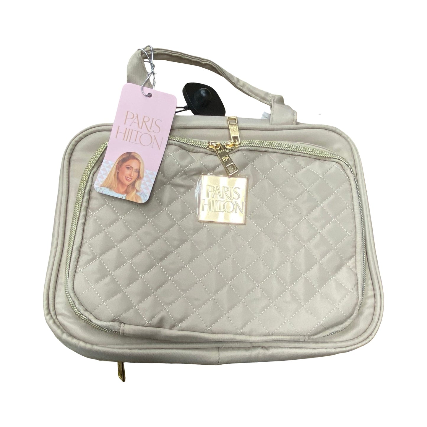 Makeup Bag By Clothes Mentor In Tan, Size:Medium