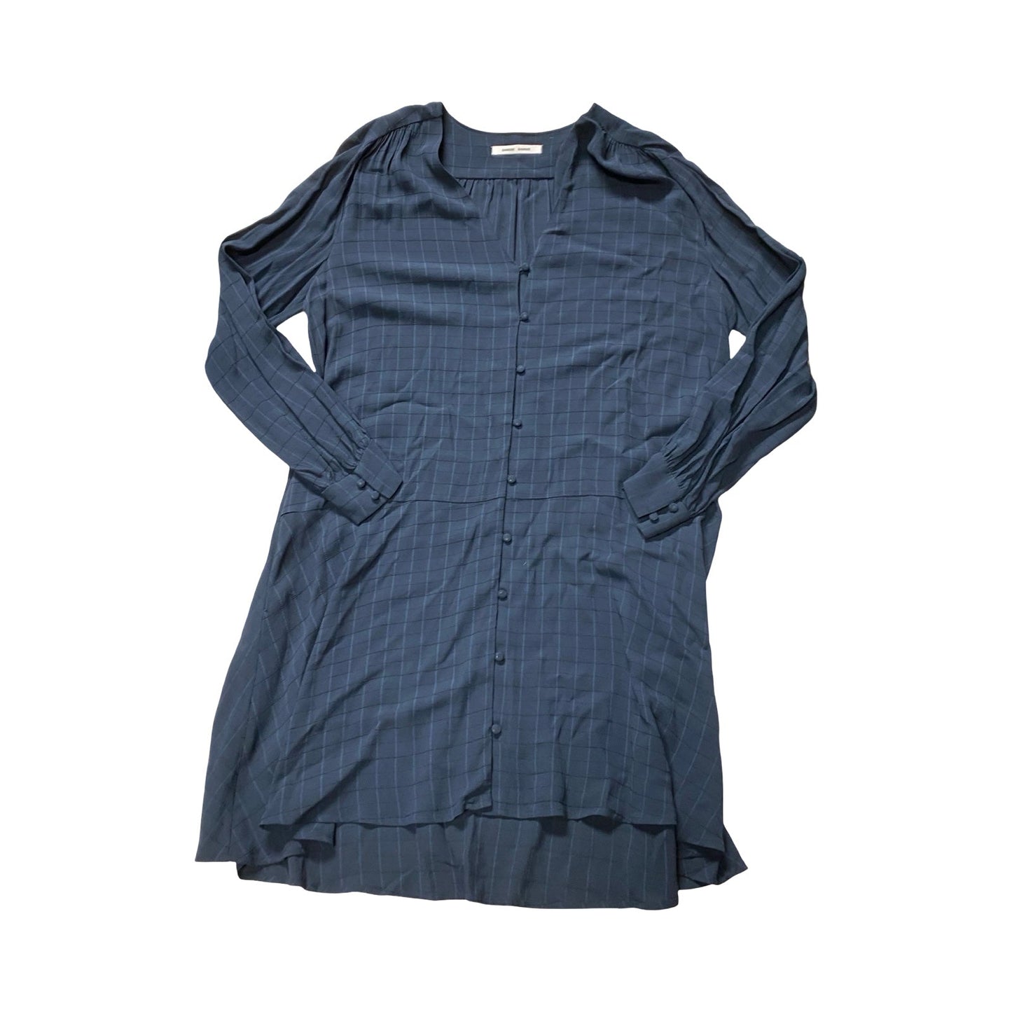Dress Casual Midi By Cmb In Navy, Size:Xl