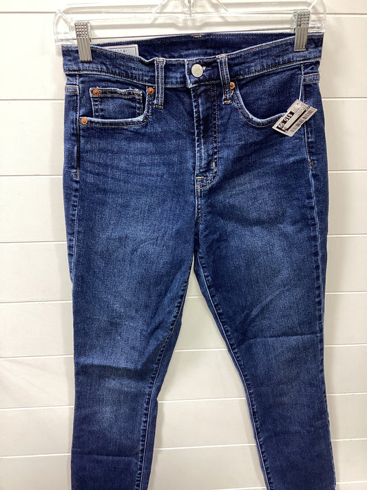 Jeans Skinny By Gap In Blue Denim, Size:6L