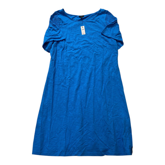 Dress Casual Midi By Talbots In Blue, Size:L