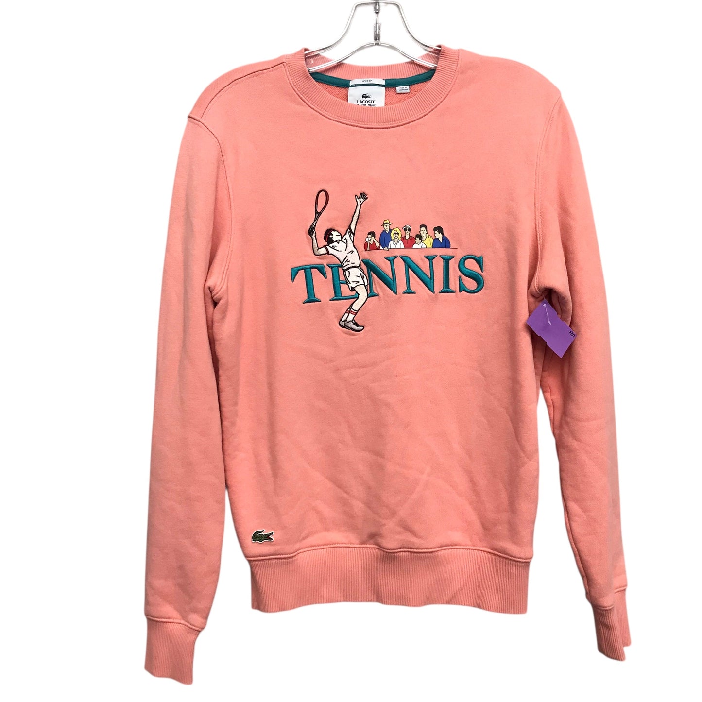 Sweatshirt Crewneck By Lacoste In Pink, Size:S