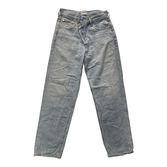 Jeans Straight By Agolde In Blue Denim, Size:2