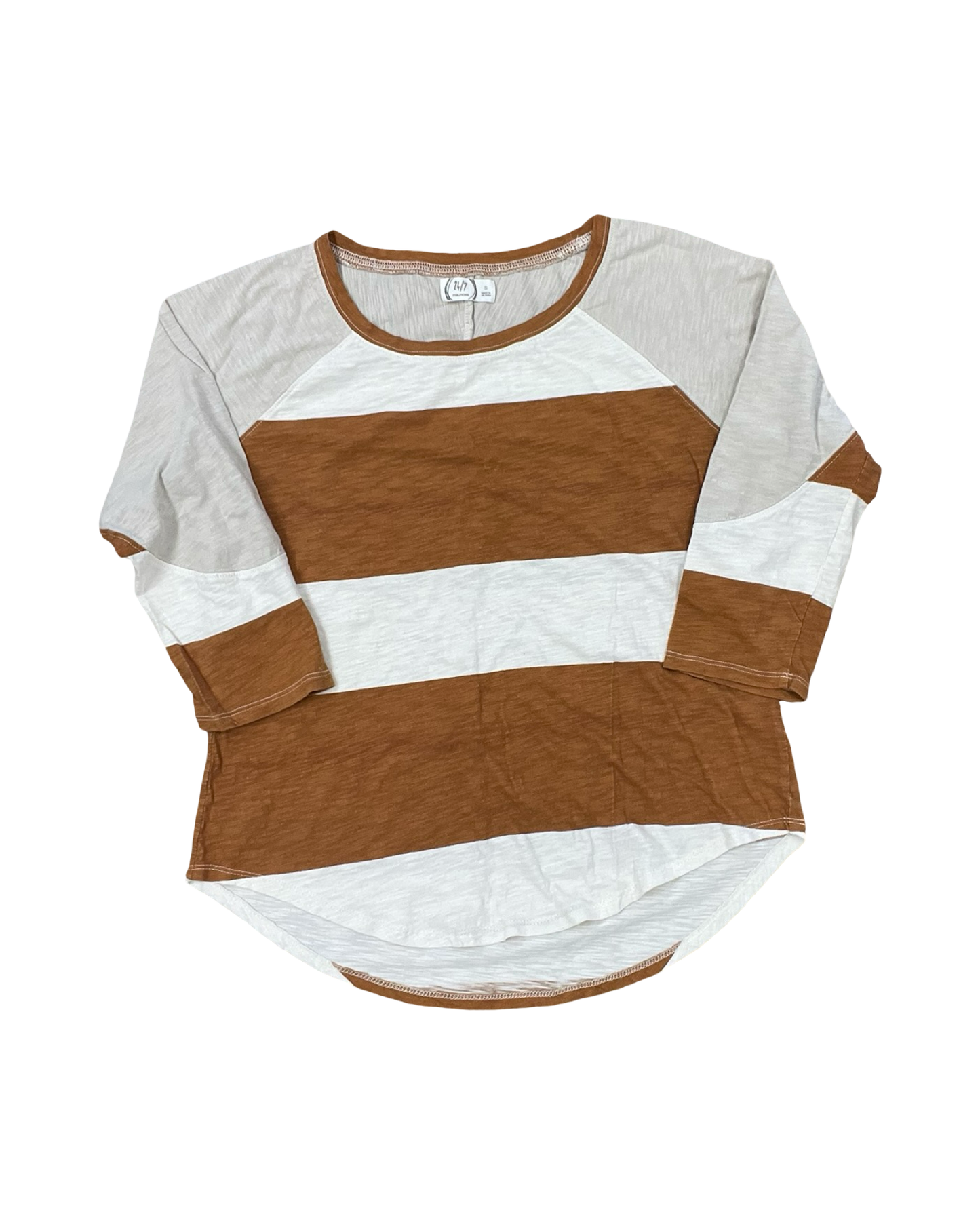 Top Ls By Maurices In Brown & Cream, Size:S