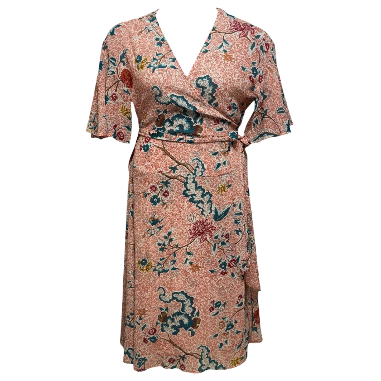 Adelaide Wrap Dress By Maeve In Floral Print, Size: S