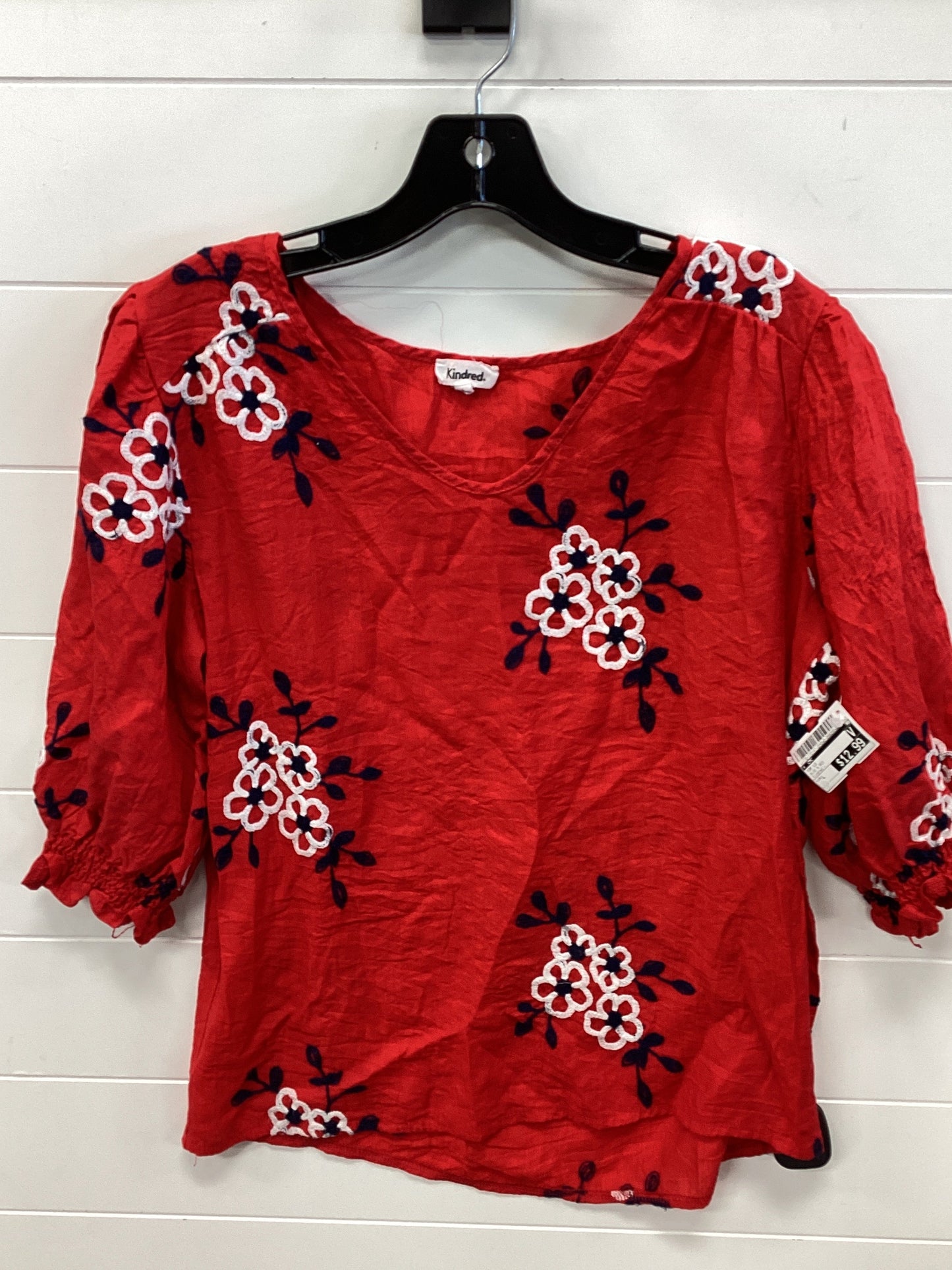 Top Ls By Cmc In Blue & Red, Size:L