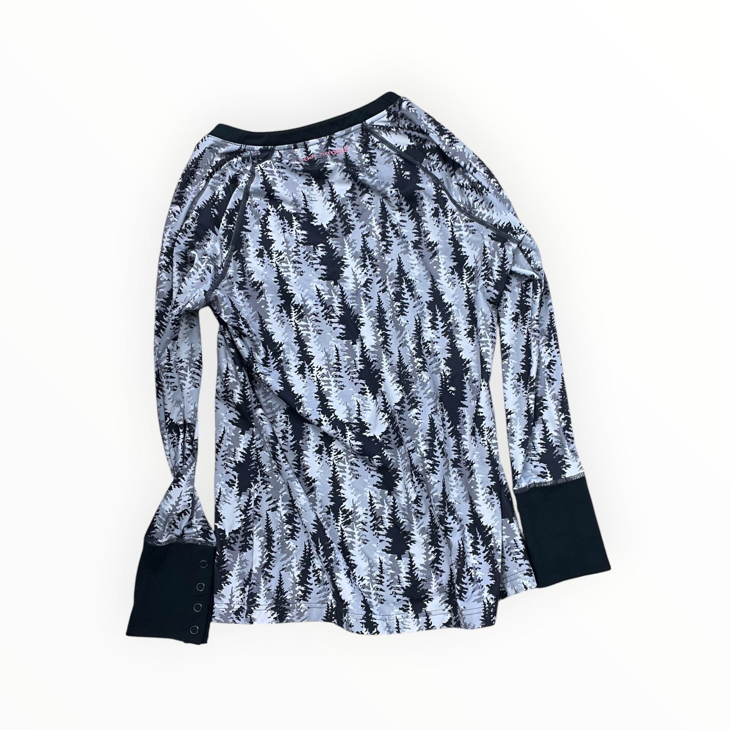 Athletic Top Ls Crewneck By Under Armour In Black & Grey, Size:L