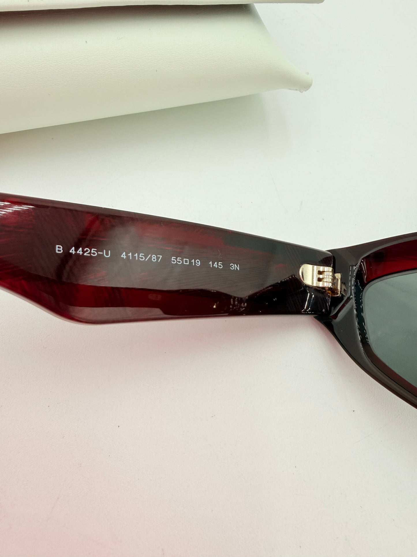Sunglasses Luxury Designer By Burberry In Maroon
