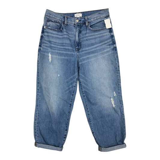Jeans Wide Leg By Evereve In Blue Denim, Size:12