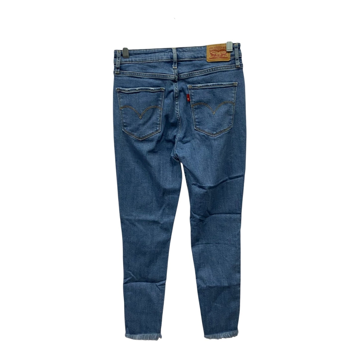 Jeans Skinny By Levis In Blue Denim, Size:6