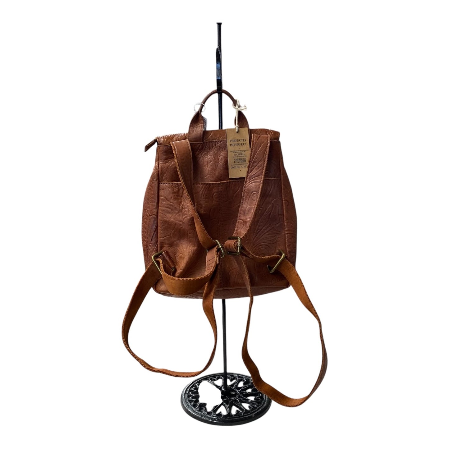 Backpack Leather By American Leather In Brown, Size:Medium