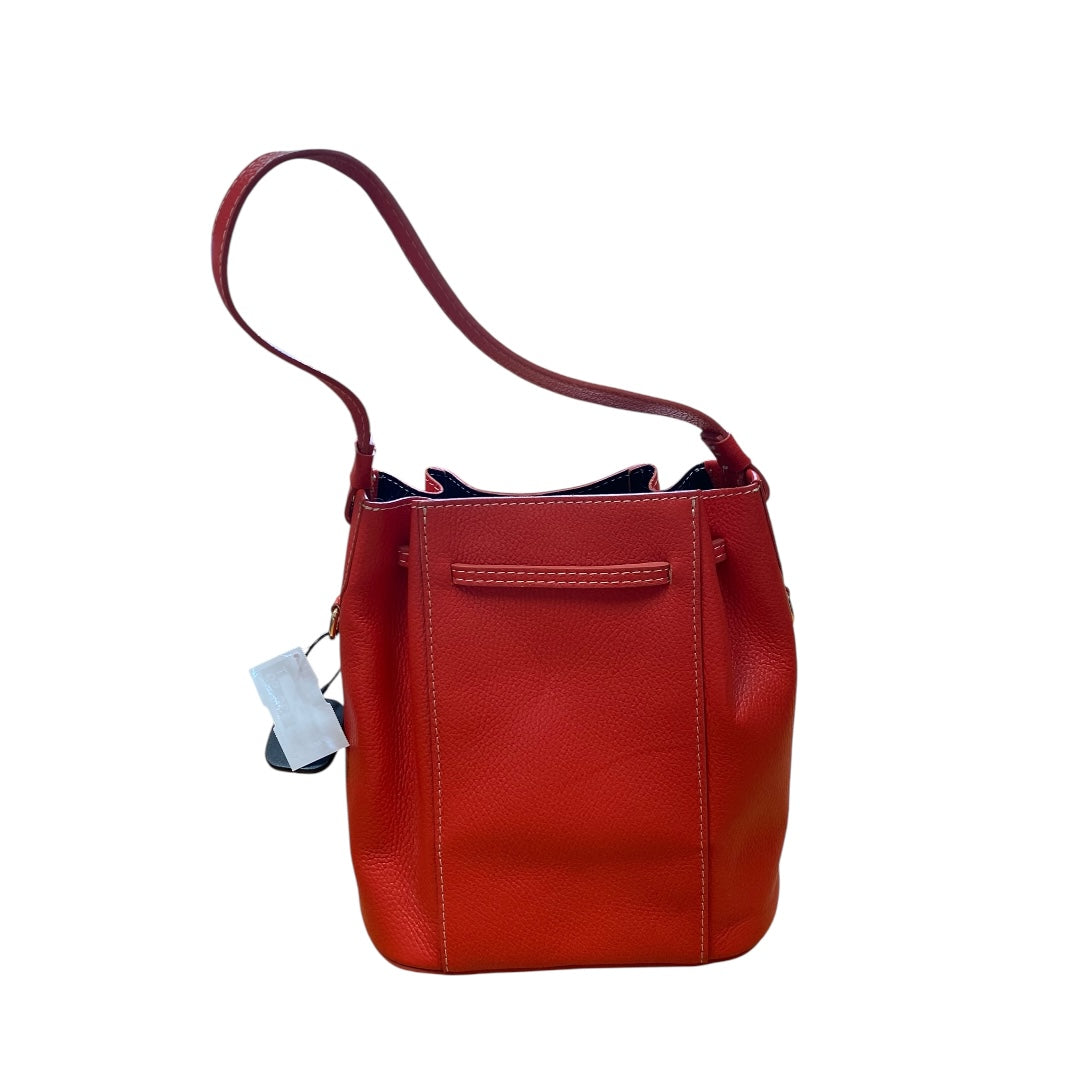 Handbag Leather By Cmb In Orange, Size:Medium